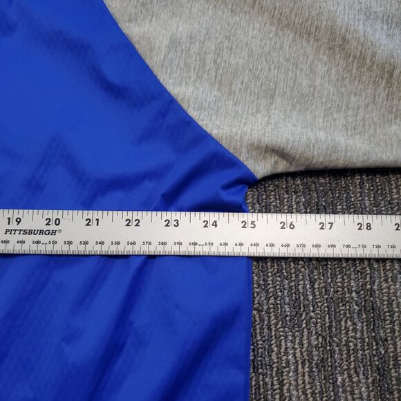 Antigua Windbreaker Golf Pullover Trainer Jacket 1/4 Zip Mens XL Blue Athletic - Picture 9 of 13